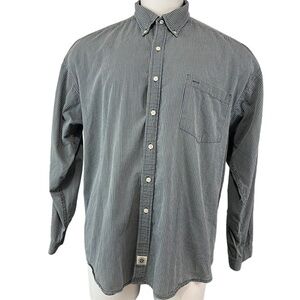 Phillipe Duxon Dress Shirt Men’s XL Blue 100% Algodon Long Sleeve (747)